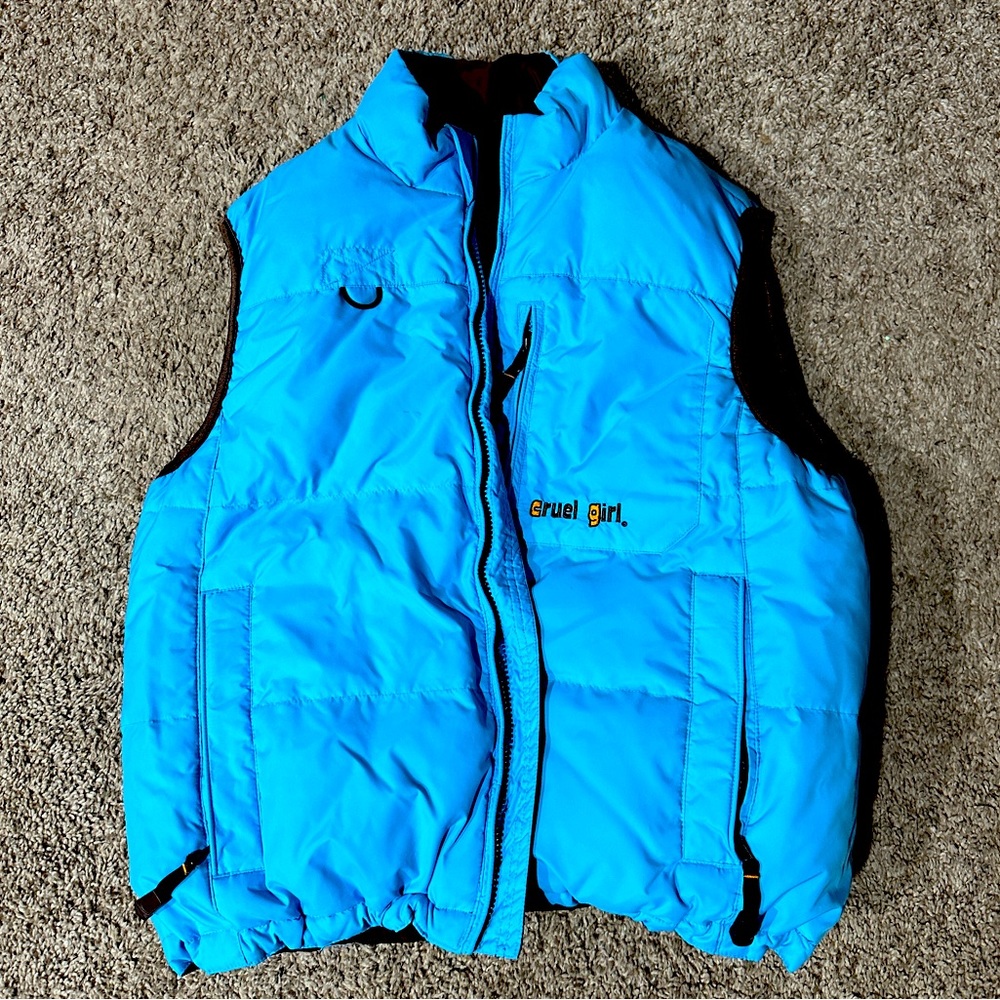 Cruel Girl Reversible Winter Down Style Vest